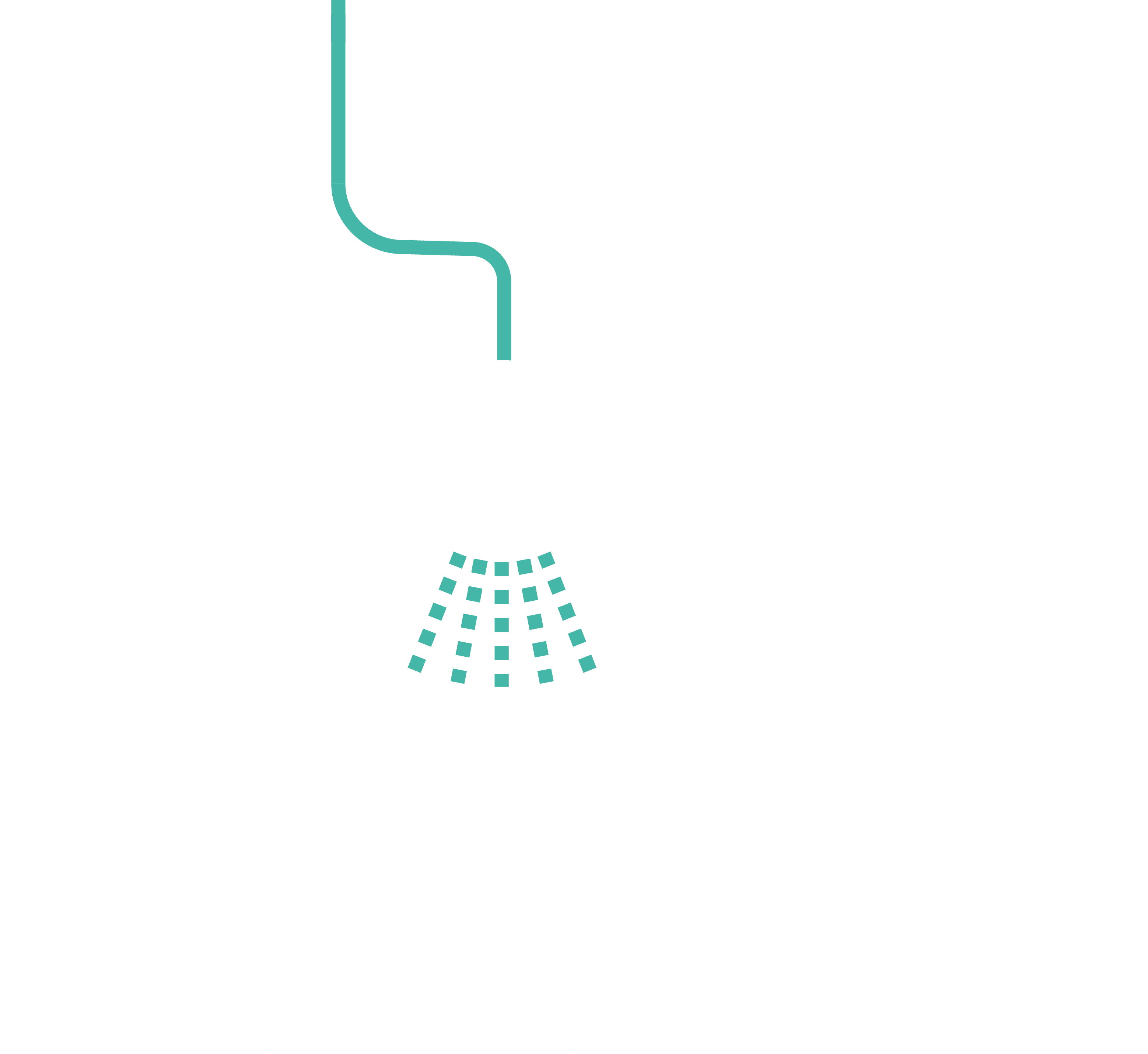 Illustration av en vattenbil med en stor tank, två hjul och en slang som sprutar vatten.